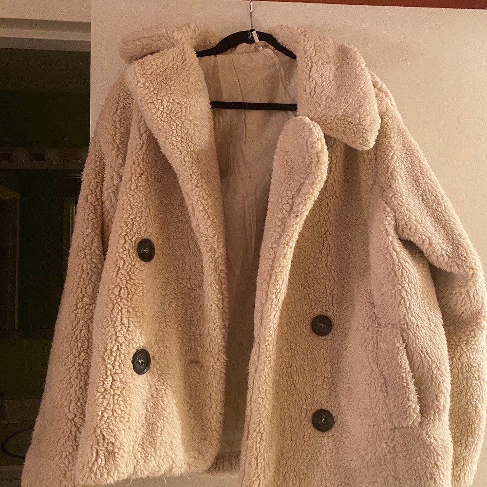 Free People Teddy Jacket Size Small
